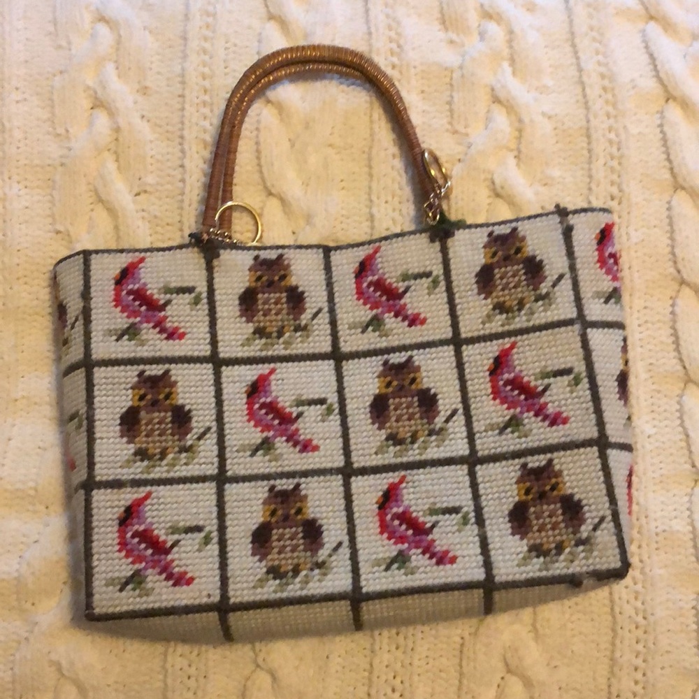 Handmade bird handbag